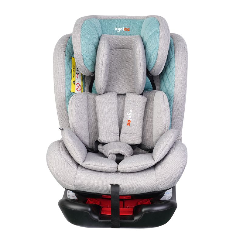 ZK701A COMPLIO DI SICUREZZA BAMBINA ISOFIX 360 gradi Gruppo 0123 ECE R4404 per 0-36kg 0-12 anni