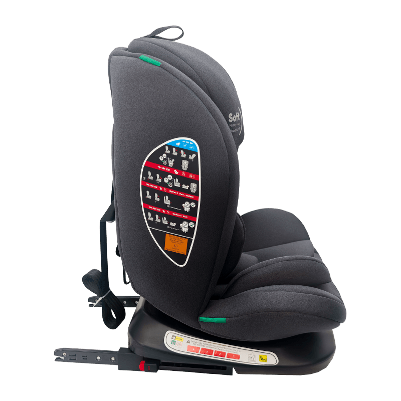 OG801A ECE R129 ISIED BACK AUTO SEDILE 40-150 cm ISOFIX Sedili di sicurezza per bambini a 360 gradi Ruota Big Recline per bambini