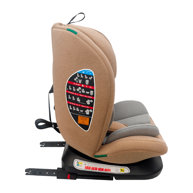 OG801A ECE R129 ISIED BACK AUTO SEDILE 40-150 cm ISOFIX Sedili di sicurezza per bambini a 360 gradi Ruota Big Recline per bambini